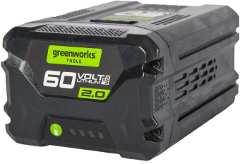 Батарея аккумуляторная Greenworks G60B2 60В 2Ач Li-Ion (2918307) - купить недорого с доставкой в интернет-магазине
