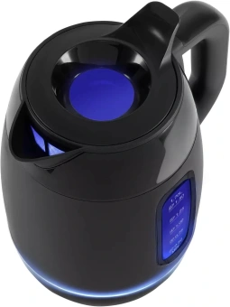 Чайник электрический Polaris PWK 0723DDW 1.8л. 2200Вт черный корпус: пластик (026600) - купить недорого с доставкой в интернет-магазине