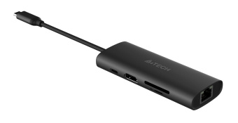 Разветвитель USB-C A4Tech DST-80C 2порт. серый - купить недорого с доставкой в интернет-магазине