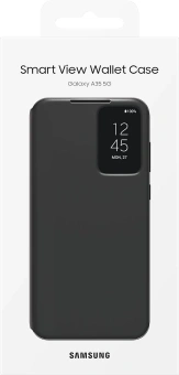 Чехол (флип-кейс) Samsung для Samsung Galaxy A35 Smart View Wallet Case A35 черный (EF-ZA356CBEGRU) - купить недорого с доставкой в интернет-магазине