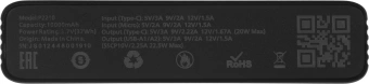 Мобильный аккумулятор Xenium CTP2210 10000mAh 22.5W 5A 2xUSB-A/USB-C серый (CTP2210BK/00) - купить недорого с доставкой в интернет-магазине