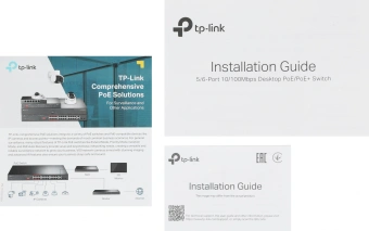 Коммутатор TP-Link TL-SF1005P (L2) 5x100Мбит/с 4PoE 58W неуправляемый - купить недорого с доставкой в интернет-магазине