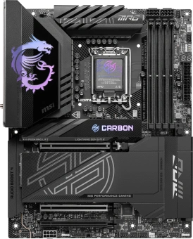 Материнская плата MSI MPG Z890 CARBON WIFI Soc-1851 Intel Z890 4xDDR5 ATX AC`97 8ch(7.1) 5Gigabit RAID+HDMI - купить недорого с доставкой в интернет-магазине