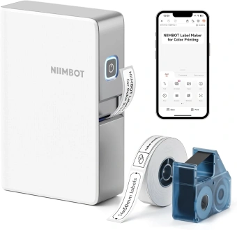 Термопринтер Niimbot N1 (1746888) 203dpi 40мм/с/USB/BT для печ.этик. белый - купить недорого с доставкой в интернет-магазине