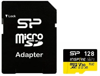 Флеш карта microSDXC 128GB Silicon Power SP128GBSTXLV3V1NSP Elite V30 A1 + adapter - купить недорого с доставкой в интернет-магазине