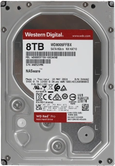 Жесткий диск WD SATA-III 8TB WD8005FFBX NAS Red Pro (7200rpm) 256Mb 3.5" - купить недорого с доставкой в интернет-магазине