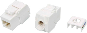 Модуль Hyperline KJ8-8P8C-C5E-180-TLS-WH информ. KeystoneRJ45 кат.5E UTP бел. - купить недорого с доставкой в интернет-магазине