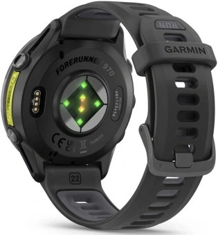 Смарт-часы Garmin Forerunner 970 47мм 1.4" AMOLED корп.черный рем.черный (010-02969-10) - купить недорого с доставкой в интернет-магазине