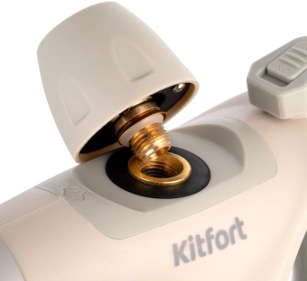 Пароочиститель ручной Kitfort КТ-9177 1050Вт бежевый/серый - купить недорого с доставкой в интернет-магазине