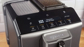 Кофемашина Bosch TIE20504 1300Вт серебристый/черный - купить недорого с доставкой в интернет-магазине