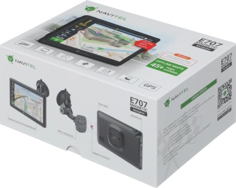 Навигатор Автомобильный GPS Navitel E707 Magnetic 7" 800x480 8Gb microSDHC серый Navitel - купить недорого с доставкой в интернет-магазине