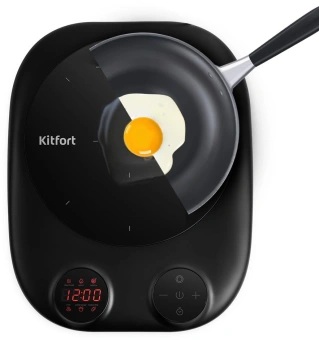 Плита Индукционная Kitfort КТ-145 черный стеклокерамика (настольная) - купить недорого с доставкой в интернет-магазине