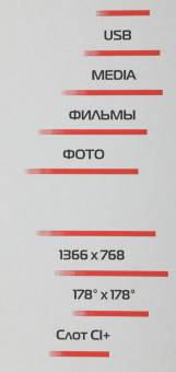 Телевизор LED PolarLine 24" 24PL12TC черный HD 50Hz DVB-T DVB-T2 DVB-C (RUS) - купить недорого с доставкой в интернет-магазине