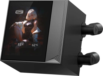 Система водяного охлаждения PcCooler DC360 Pro Display ARGB Soc-AM5/AM4/1200/1700/1851 черный 4-pin 39.8dB Al LCD 310W Ret (DC360PRO-BKAWXY-GL) - купить недорого с доставкой в интернет-магазине