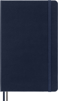 Блокнот Moleskine CLASSIC EXPENDED QP060EXPB20 Large 130х210мм 400стр. линейка твердая обложка синий сапфир - купить недорого с доставкой в интернет-магазине