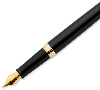 Ручка перьев. Waterman Hemisphere (CWS0920610) Mars Black GT F сталь нержавеющая подар.кор. - купить недорого с доставкой в интернет-магазине