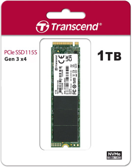 Накопитель SSD Transcend PCIe 3.0 x4 1TB TS1TMTE115S 115S M.2 2280 0.2 DWPD - купить недорого с доставкой в интернет-магазине