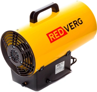Тепловая пушка газовая RedVerg RD-GH17 1700Вт желтый/черный - купить недорого с доставкой в интернет-магазине
