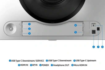 Монитор Samsung 49" Odyssey OLED G9 S49DG910SIXCI серебристый OLED LED 32:9 HDMI полуматовая HAS 250cd 178гр/178гр 5120x1440 144Hz FreeSync Premium Pro DP USB 12.9кг - купить недорого с доставкой в интернет-магазине