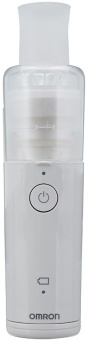 Ингалятор Omron U100 NE-U100-E ультразвуковой стационарный белый/серый - купить недорого с доставкой в интернет-магазине