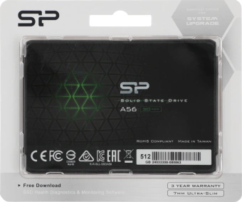 Накопитель SSD Silicon Power SATA-III 512GB SP512GBSS3A56A25 Ace A56 2.5" - купить недорого с доставкой в интернет-магазине