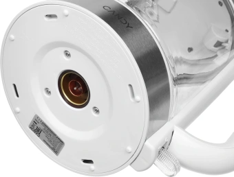 Чайник электрический Candy CK-301 1.8л. 2200Вт белый корпус: стекло/пластик - купить недорого с доставкой в интернет-магазине