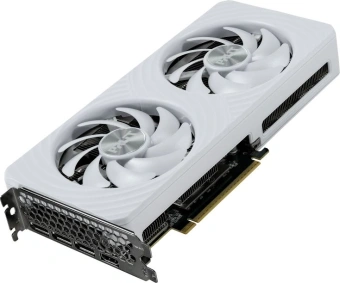 Видеокарта Palit PCI-E 5.0 PA-RTX5060 WHITE OC NVIDIA GeForce RTX 5060 8Gb 128bit GDDR7 2280/28000 HDMIx1 DPx3 HDCP Ret - купить недорого с доставкой в интернет-магазине
