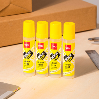 Клей жидкий Deli EA251 30мл корп.желтый прозрачный Stick UP - купить недорого с доставкой в интернет-магазине