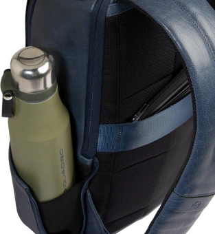 Рюкзак мужской Piquadro Solm CA7022S141/AV серо-голубой натур.кожа - купить недорого с доставкой в интернет-магазине