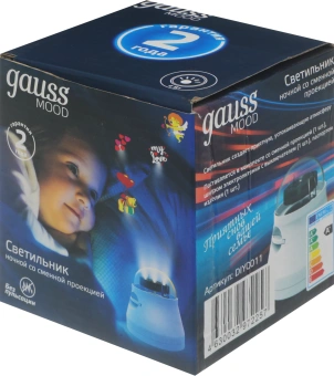 Ночник Gauss DIY0011 белый - купить недорого с доставкой в интернет-магазине