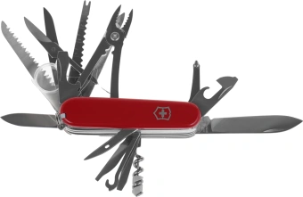 Нож перочинный Victorinox SwissChamp (1.6795) 91мм 33функц. красный карт.коробка - купить недорого с доставкой в интернет-магазине