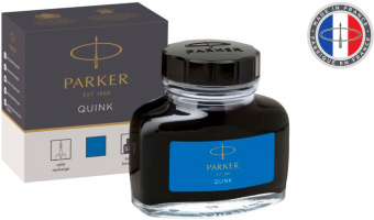 Флакон с чернилами Parker Quink Z13 (CW1950377) синие чернила смывающиеся 57мл для ручек перьевых - купить недорого с доставкой в интернет-магазине