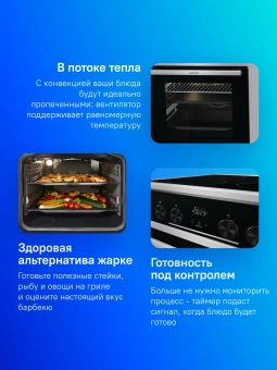Плита Электрическая Gorenje GEC5C61XPA нержавеющая сталь стеклокерамика (без крышки) - купить недорого с доставкой в интернет-магазине