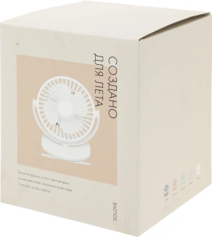 Вентилятор настольный Solove F3 4Вт скоростей:3 белый - купить недорого с доставкой в интернет-магазине