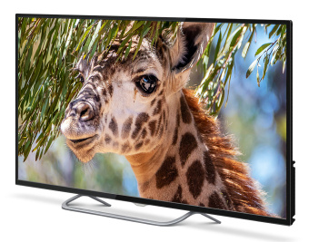 Телевизор LED PolarLine 55" 55PU11TC-SM черный 4K Ultra HD 50Hz DVB-T DVB-T2 DVB-C WiFi Smart TV (RUS) - купить недорого с доставкой в интернет-магазине