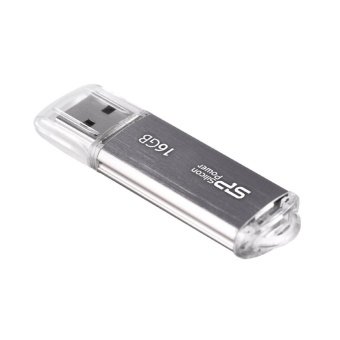 Флеш Диск Silicon Power 16GB Ultima II-I Series SP016GBUF2M01V1S USB2.0 серебристый - купить недорого с доставкой в интернет-магазине