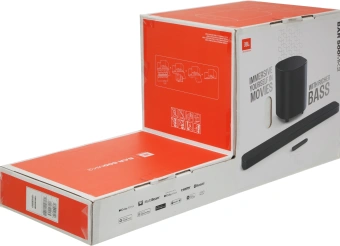 Саундбар JBL Bar 500 MK2 5.1 450Вт+300Вт черный - купить недорого с доставкой в интернет-магазине