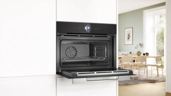 Духовой шкаф Электрический Bosch CSG7364B1 черный - купить недорого с доставкой в интернет-магазине