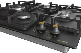 Газовая варочная поверхность Gorenje GW6D42CLB черный - купить недорого с доставкой в интернет-магазине