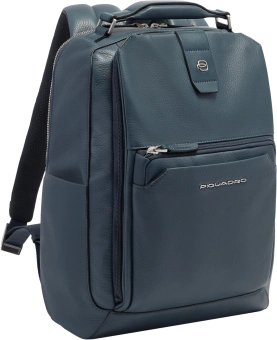 Рюкзак мужской Piquadro Tebe CA7157W144/BLU синий натур.кожа - купить недорого с доставкой в интернет-магазине