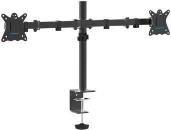 Кронштейн для мониторов Kromax CASPER-508 черный 10"-32" макс.10кг настольный поворот и наклон - купить недорого с доставкой в интернет-магазине