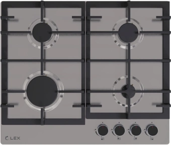 Газовая варочная поверхность Lex GVS 642-1 IX нержавеющая сталь - купить недорого с доставкой в интернет-магазине