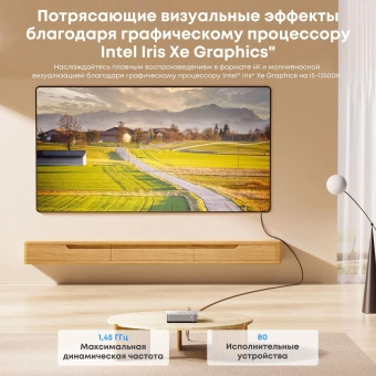 Неттоп Acer Gadget E10 ETBox1 i5 13500H (2.6) 16Gb SSD512Gb UHDG Windows 11 Pro 2x2.5GbitEth WiFi BT 120W серебристый/черный - купить недорого с доставкой в интернет-магазине