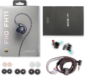 Наушники внутриканальные Fiio FH11 black 1.2м черный проводные в ушной раковине (80003301) - купить недорого с доставкой в интернет-магазине