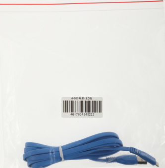 Кабель Premier 6-703RL45 2.0BL USB (m)-Lightning (m) 2м синий пакет - купить недорого с доставкой в интернет-магазине