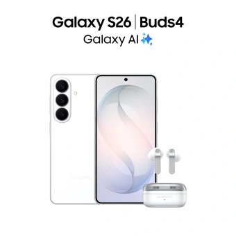 Смартфон Samsung SM-S942B Galaxy S26 256Gb 12Gb белый моноблок 3G 4G 2Sim 6.3" 1080x2340 Android 16 50Mpix 802.11 a/b/g/n/ac/ax/be NFC GPS GSM900/1800 GSM1900 Protect - купить недорого с доставкой в интернет-магазине