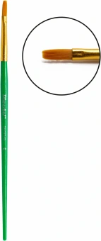 Набор кистей Silwerhof Color (наб.10шт) синт.кр.№2,3/плос.№3,6,7,12/овал.№3,10 - купить недорого с доставкой в интернет-магазине