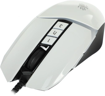 Мышь A4Tech Bloody W60 Max белый оптическая 10000dpi USB 10but (W60 MAX (PANDA WHITE)) - купить недорого с доставкой в интернет-магазине