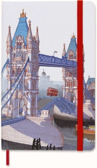 Блокнот Moleskine LIMITED EDITION I AM LONDON LEQP060IAMLO Large 130х210мм 240стр. слоновая кость страницы линейка твердая обложка белый - купить недорого с доставкой в интернет-магазине