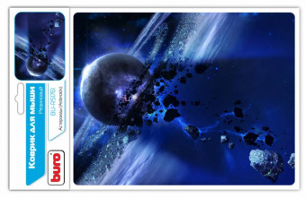 Коврик для мыши Buro BU-R51761 рисунок/астероиды 220x180x2мм - купить недорого с доставкой в интернет-магазине